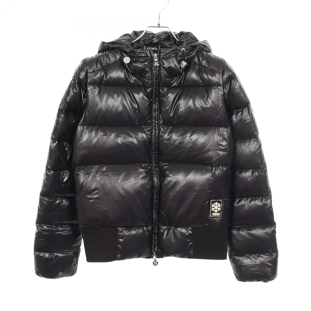 Fendi Ff Logo Hooded Down Jacket Coat #338780F41B